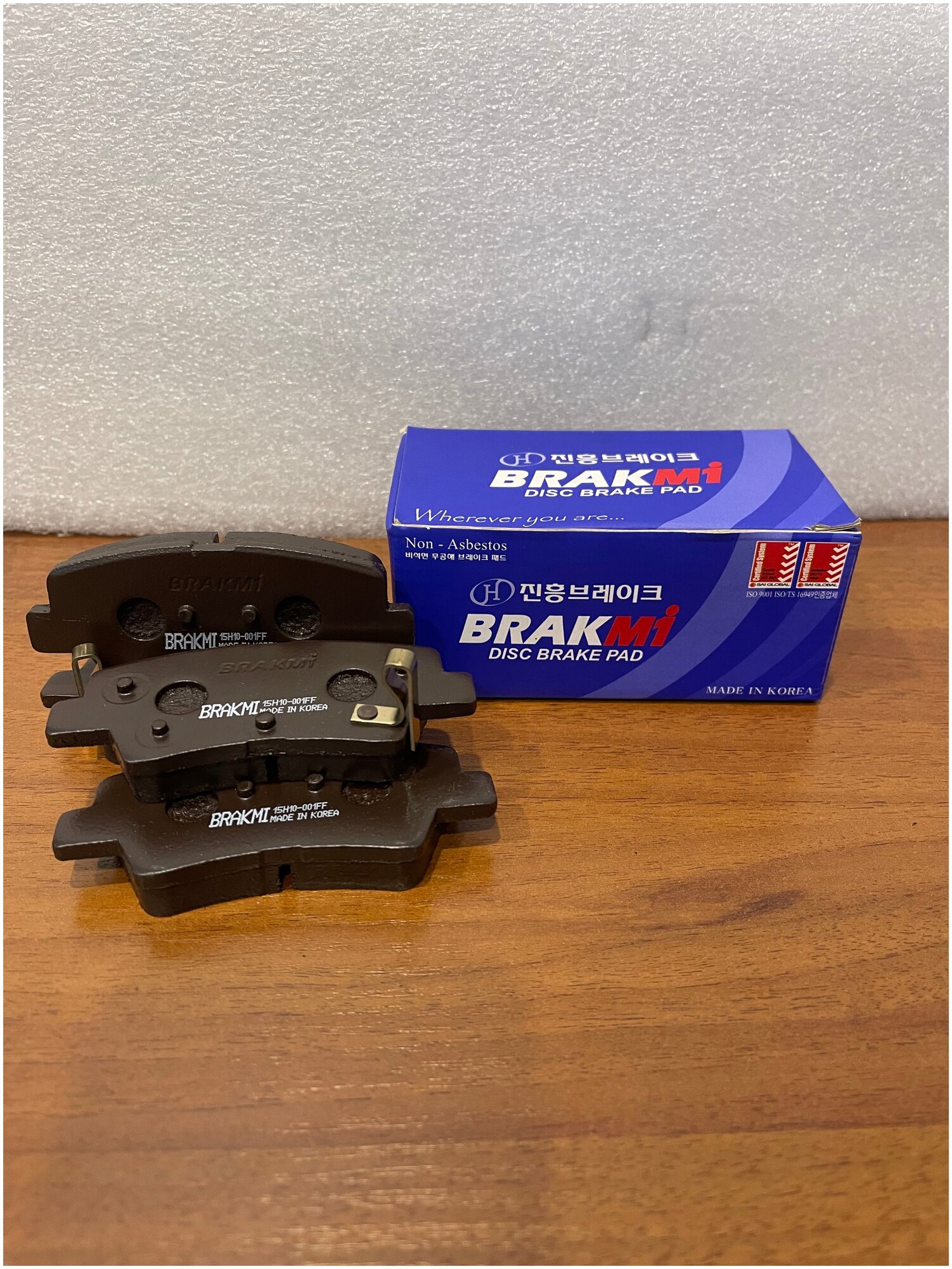 Дисковые тормозные колодки задние Jh brake JP1042, для Rio / Solaris, 58302-1RA30/ 58302-3XA30,