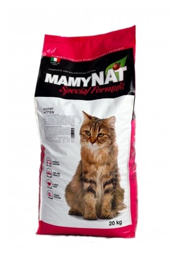 Сухой корм MamyNAT Cat Kitten для котят, 20 кг.