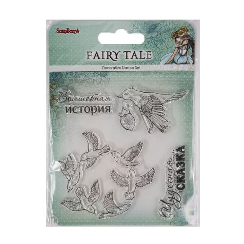 фото Набор штампов 10,5*10,5см сказка про фей. волшебная история scb4904012 scrapberry's