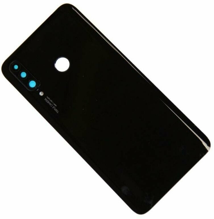 Задняя крышка для Huawei Honor 20s Honor 20 Lite (MAR-LX1H) со стеклом камеры <черный> (премиум)