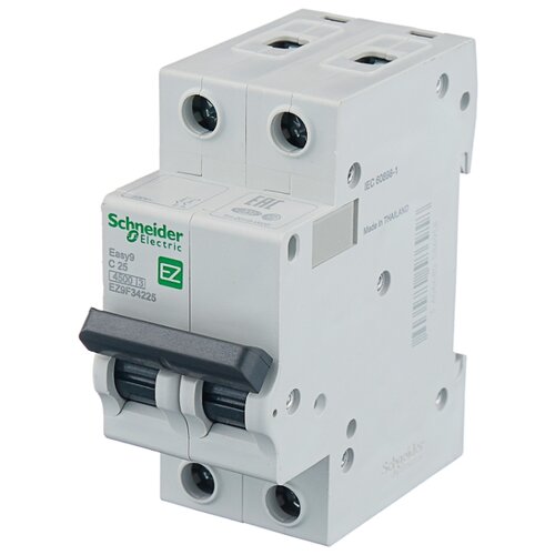 фото Автоматический выключатель Schneider Electric Easy 9 2P (C) 4,5kA 25 А