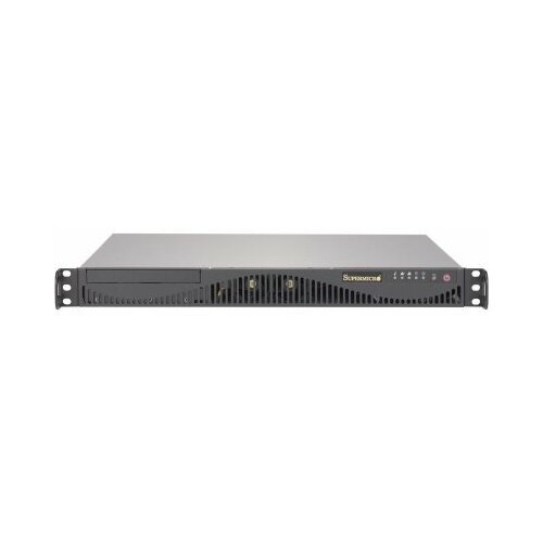 Серверная платформа 1U Supermicro SYS-5019S-ML (1x1151, C236, 4x UDDR4 ECC, 2x3.5 Fixed, (x8)FH, 2GE, 350W Plat.)