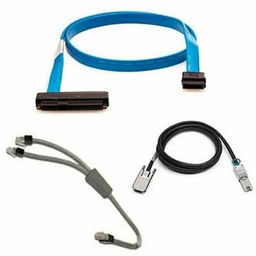 Кабель HPE Ext MiniSAS HD to MiniSAS 2m (716191-B21) кабель hpe 2m ext minisas sff8644 hd to minisas sff8088 716191 b21 cable for connecting sas hba or switch to msa2040 sas