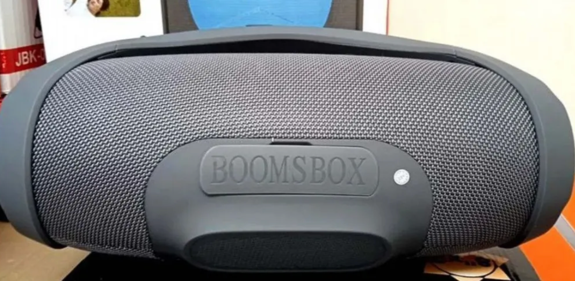 Колонка портативная БУМСБОКС 2/BOOMSBOX2 с подсветкой/беспроводная Bluetooth серая/черная