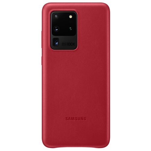 фото Чехол-накладка samsung ef-vg988 для galaxy s20 ultra, galaxy s20 ultra 5g красный