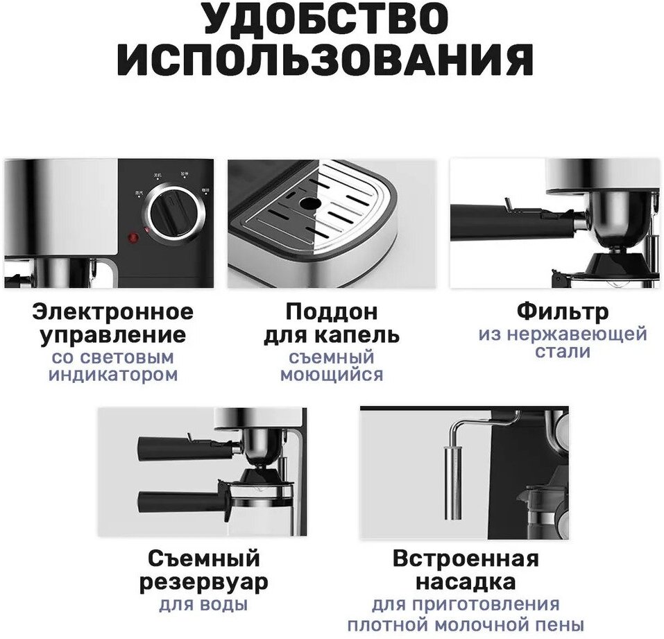 Womlee - Кофемашина автоматическая универсальная. Для дома, для заведения. - фотография № 5