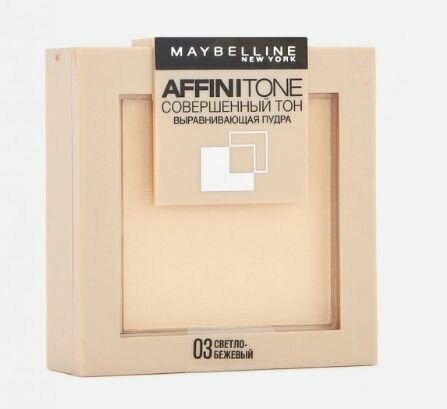 MAYBELLINE NY Пудра компактная Affinitone 03 светло-бежевый 0