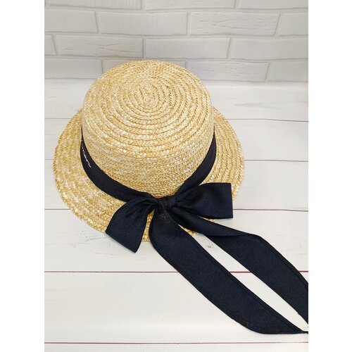 фото Шляпа , размер 56-58, бежевый нет бренда