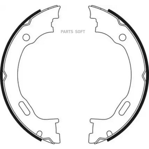 Комплект колодкок стояночного тормоза Ferodo FSB662 для Chrysler 300C; Dodge Challenger; Mercedes M-CLASS W163