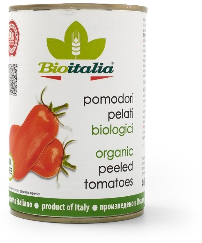Томаты Bioitalia очищенные в томатном соке 400 г - фото №6