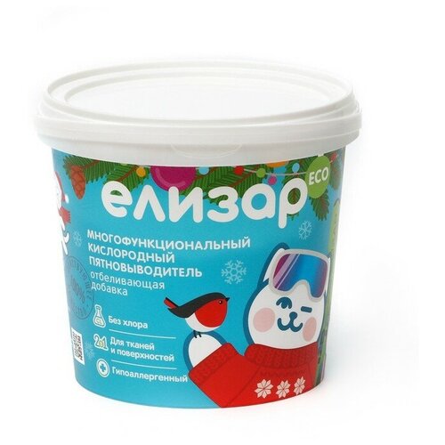 Кислородный пятновыводитель Елизар 2 в 1 для цветного и белого белья экологичное 1 кг 890₽