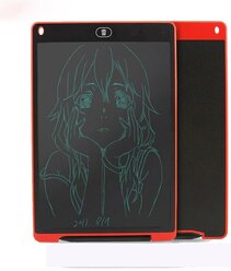 Графический планшет для рисования детский LCD Writing Tablet 12 дюймов со стилусом, красный / Интерактивная доска / Планшет для рисования / Электронный блокнот