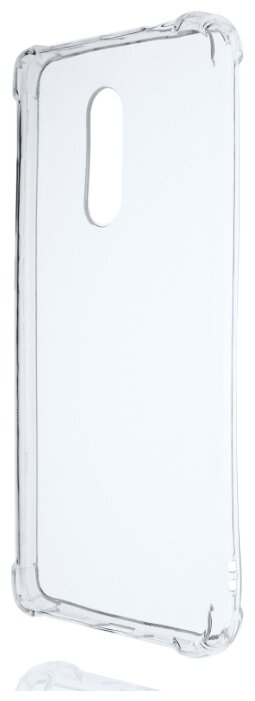 Силиконовый глянцевый транспарентный чехол с усиленными углами для Xiaomi RedMi Note 4