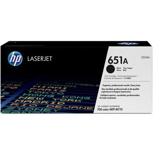 Картридж лазерный HP 651A CE340A чер. для СLJ Enterprise 700