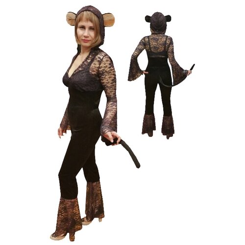 фото Костюм обезьяна-кокетка взрослый, 44 elite classic