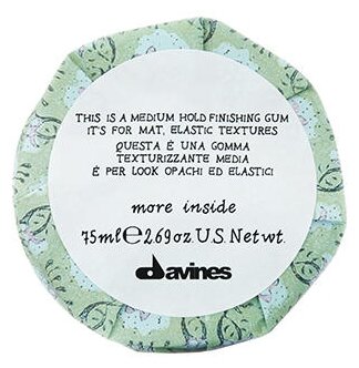 Davines -     More Inside Medium Hold Finishing Gum, 75 