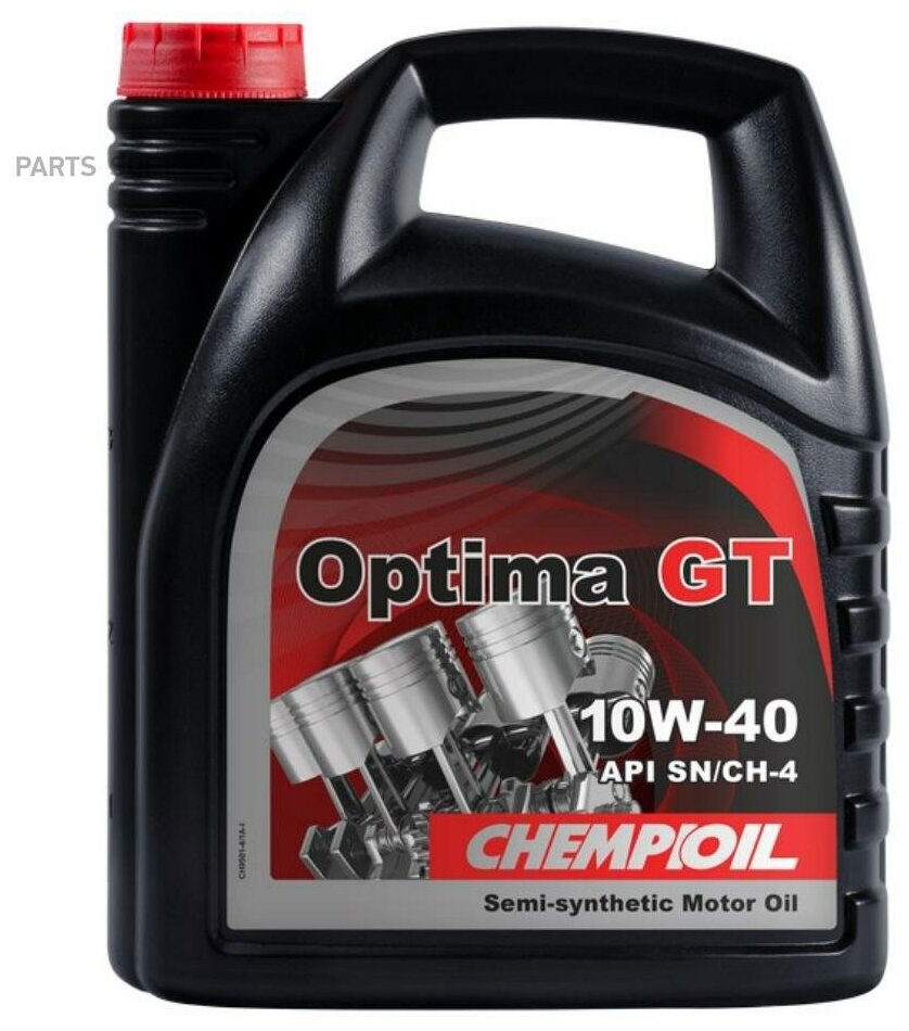 Полусинтетическое моторное масло CHEMPIOIL Optima GT 10W-40 (A3/B4), 4 л, 4 кг