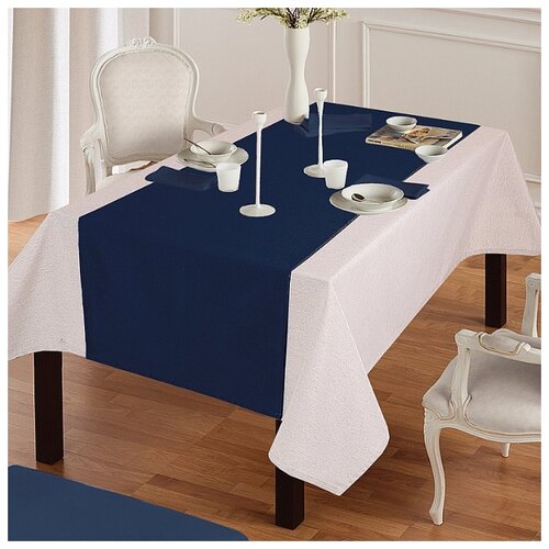 фото Дорожка на стол nadzejka "анита", синий