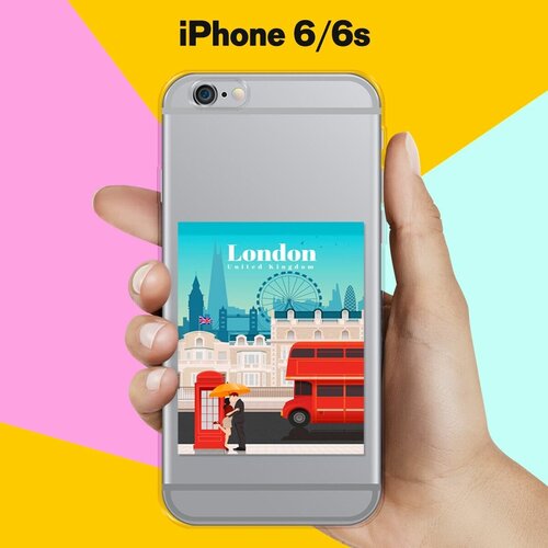 Силиконовый чехол London на Apple iPhone 6/6s силиконовый чехол london на apple iphone x