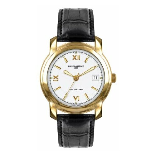 Наручные часы Philip Laurence, золотой, белый наручные часы наручные часы механические сатурн ччз ссср редкие мультиколор