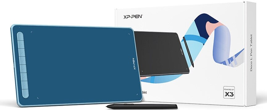 Графический планшет XP-Pen Deco Deco L Blue USB голубой