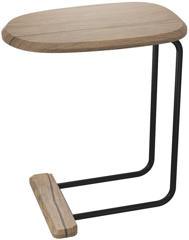 фото Столик приставной Sheffilton SHT-CT23 черный муар/лесной орех