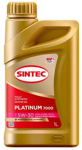 Sintec PLATINUM 7000 SAE 5W-30 SL A5/B5 1л (600157)