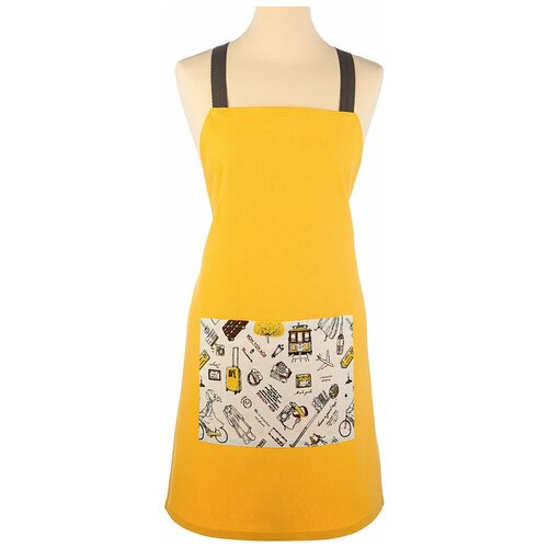 Фартук SANTALINO вояж, жёлтый, 100% хлопок.(850-605-28)