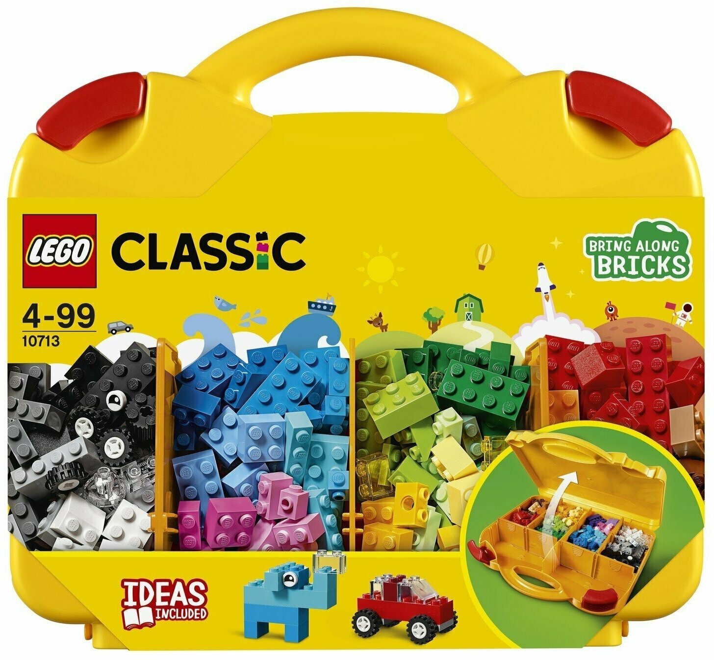 Конструктор Чемоданчик для творчества и конструирования LEGO Classic (10713)