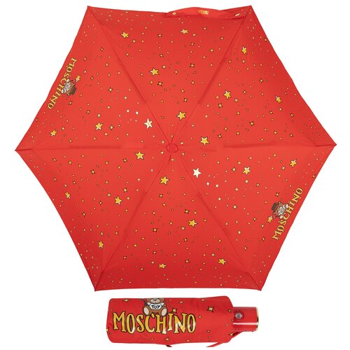 Зонт складной Moschino 8323-compactC Toy Constellation Red