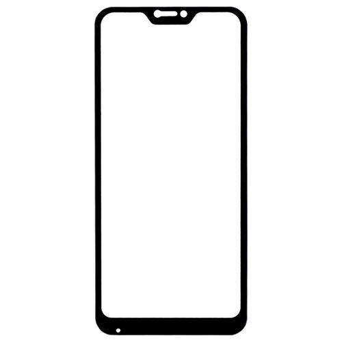 RE:PA Защитное стекло на весь экран полноклеевое для Xiaomi Mi A2 Lite / Redmi 6 Pro черное