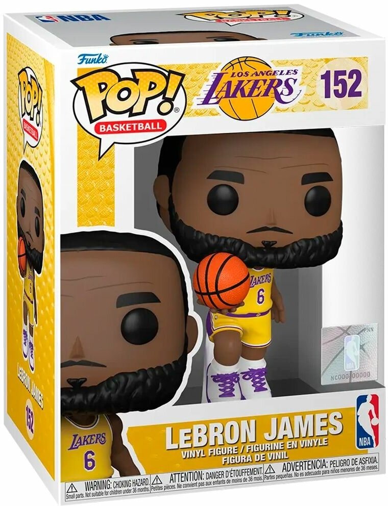 Фигурка Funko POP! Basketball. Los Angeles Lakers: LeBron James