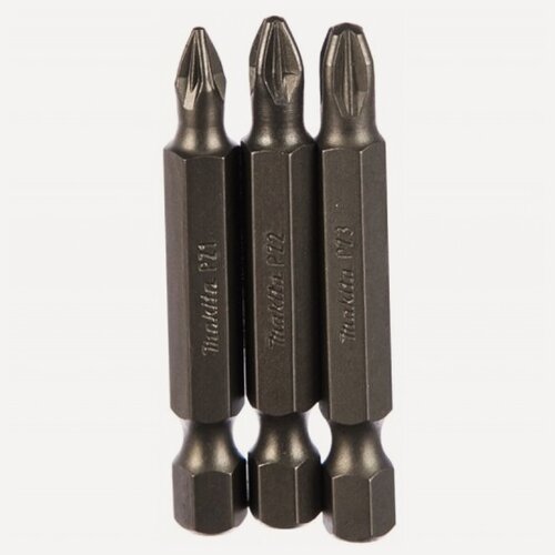 Изображение товара Бита Makita Рozidriv 1,2,3, хв-6-ти гран 1\4", 50мм,3шт