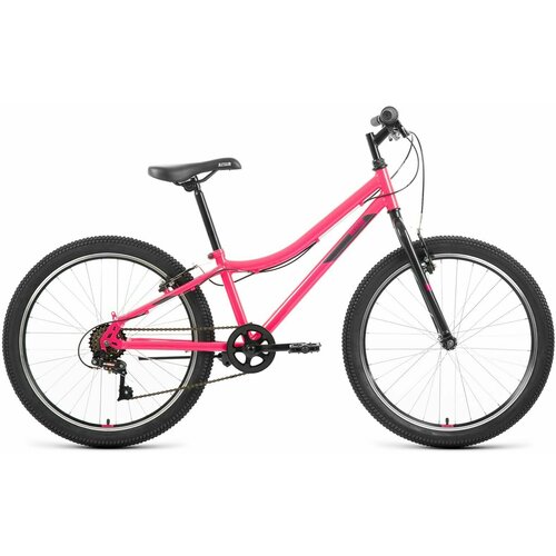 Велосипед ALTAIR MTB HT 24 10 24 6 ск рост 12 2022 розовыйсерый IBK22AL24092 1911300₽