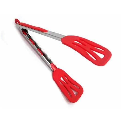 Кухонные щипцы, 26 см (красные)