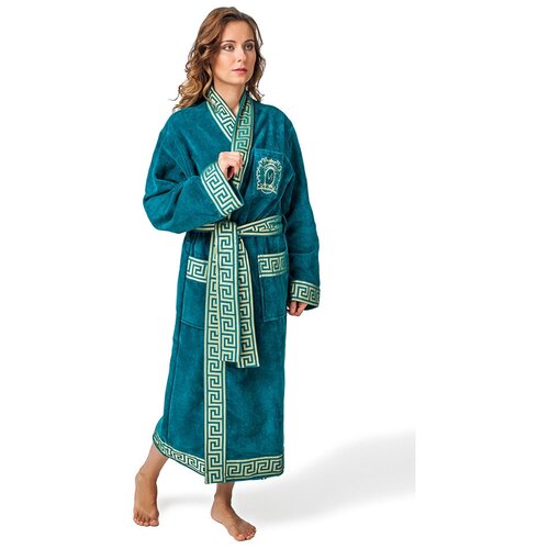 Халат MIGLIORE, размер 54-56, зеленый халат migliore размер 54 56 бордовый