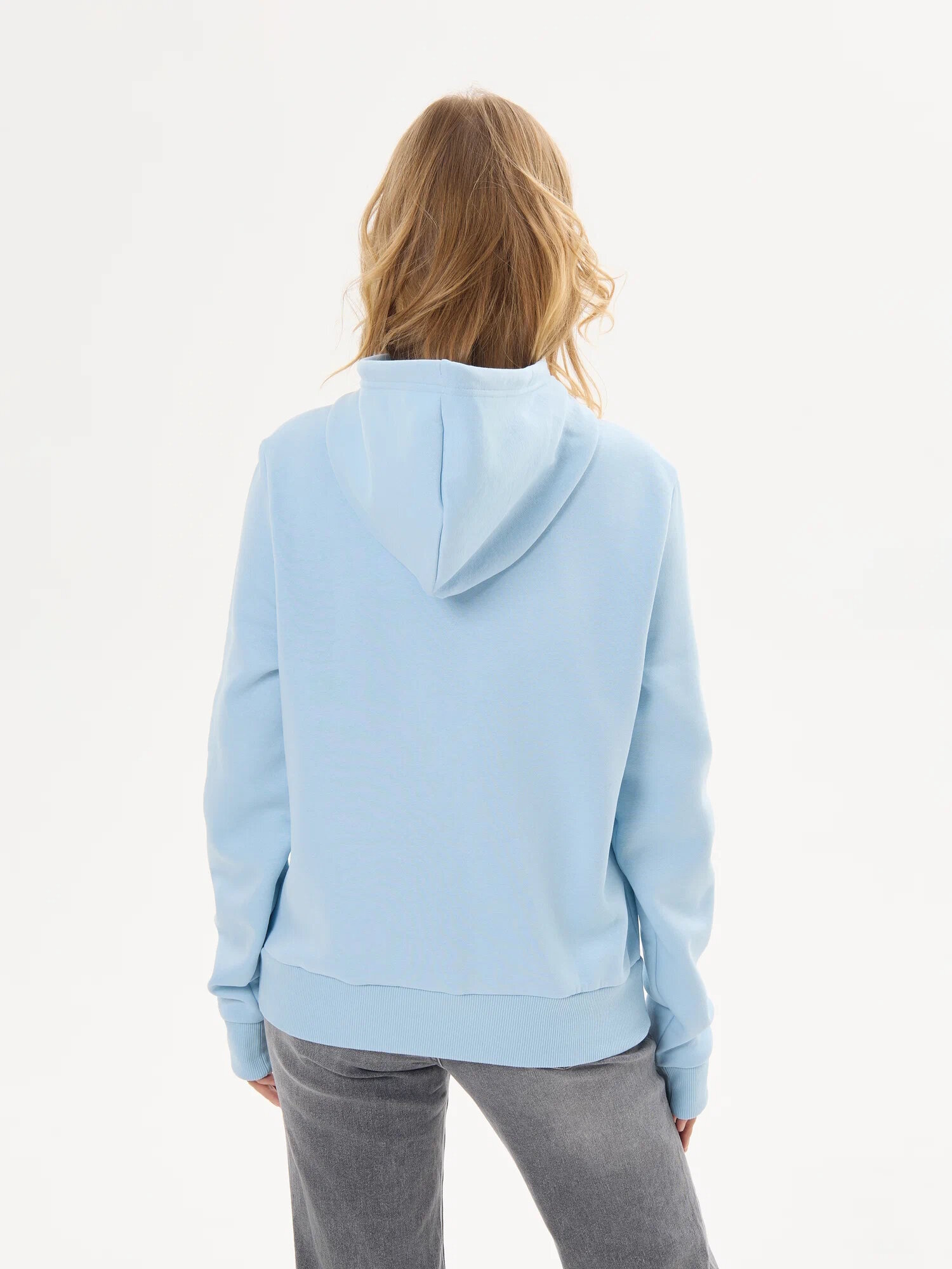 Худи Reebok Identity Big Logo, размер M INT, , голубой, — фото 1