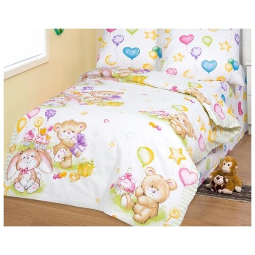 фото Детское постельное бельё "арт дизайн" из бязи, именины, размеры: 1.5 артпостель