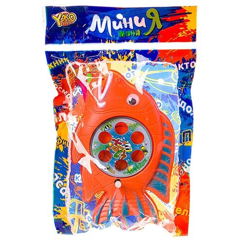 Развивающая игрушка Yako МиниМаниЯ Рыбка Н93793/M7626, оранжевый