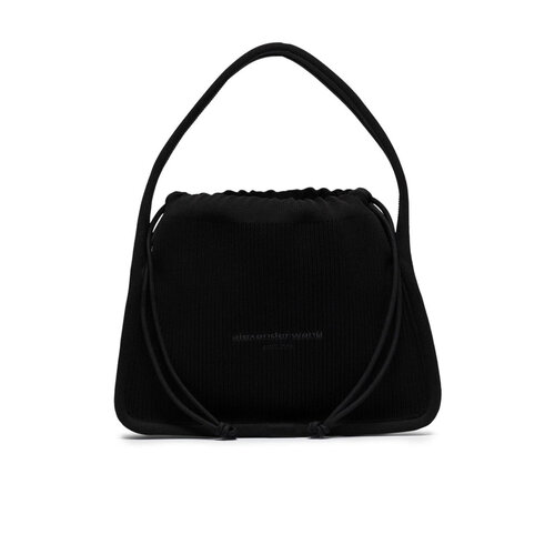 Сумка тоут Alexander Wang фактура вязаная черный 50410₽