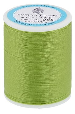 Швейные нитки SumikoThread 50 TST 100% нейлон 300 м 328 я №085 св. зеленый
