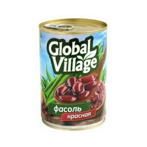 Фасоль красная в томатном соусе Global Village 425 мл - 12 шт