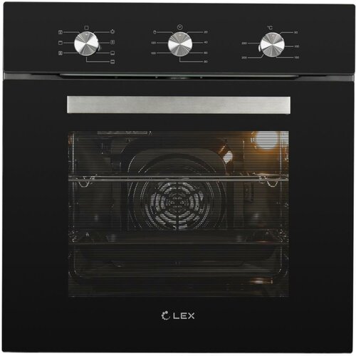 Электрический духовой шкаф LEX EDM 072 BL черный 3459000₽
