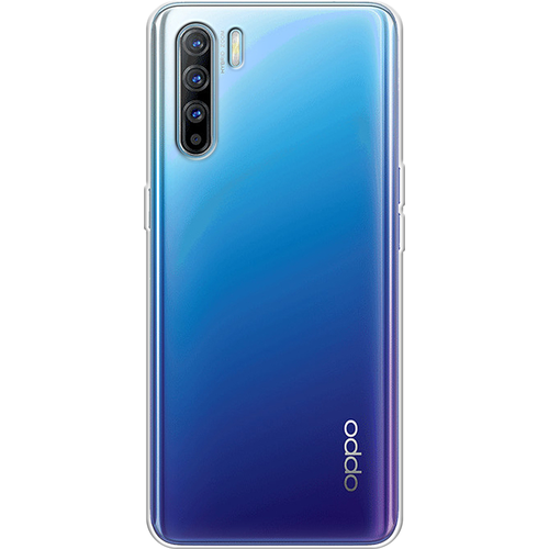 Силиконовый чехол на Oppo Reno 3 / Оппо Рено 3, прозрачный силиконовый чехол на oppo reno 3 оппо рено 3 пальмовые ветви арт прозрачный