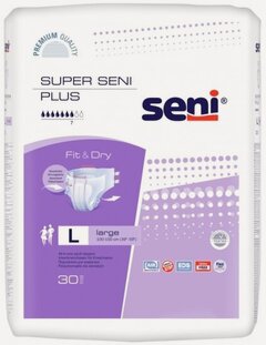 Изображение товара Подгузники для взрослых Seni Super Plus (Сени Супер Плюс), Large, 30 шт.