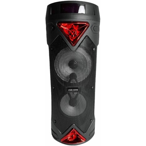 Портативная колонка большая ZQS 6203 с микрофоном для караоке и пультом управления Bluetooth Музыкальный центр Активная напольная акустика 368000₽