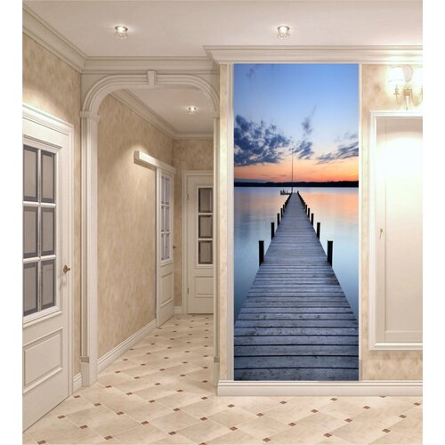 Фотообои Причал на закате 100х260 см 2600₽