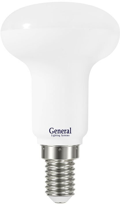 Лампа светодиодная. General GLDEN-R50 7Вт 230В 6500К Е14(10 шт)