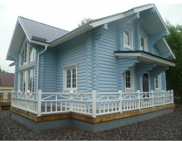 Краска для дерева и OSB укрывная износостойкая ProfiPaints SILVER WOOD FACADE 0.9л, RAL-3014 - фотография № 13