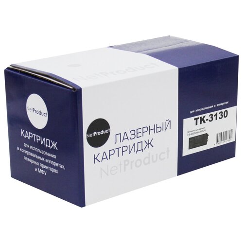 Картридж NetProduct N-TK-3130, 25000 стр, черный тонер картридж hi black hb tk 3130 для kyocera fs 4200dn 4300dn ecosys m3550idn 25k